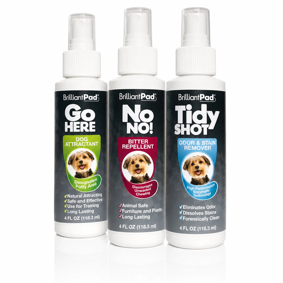 BrilliantPad Training Spray Kit 3 Pack